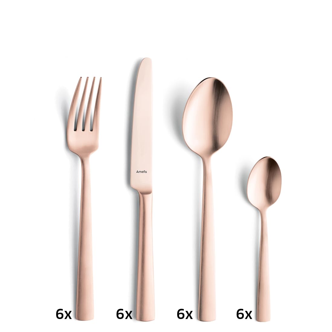 amefa-ventura-besteckset-24-teilig-kupfer-matt-f-r-6-personen image 2